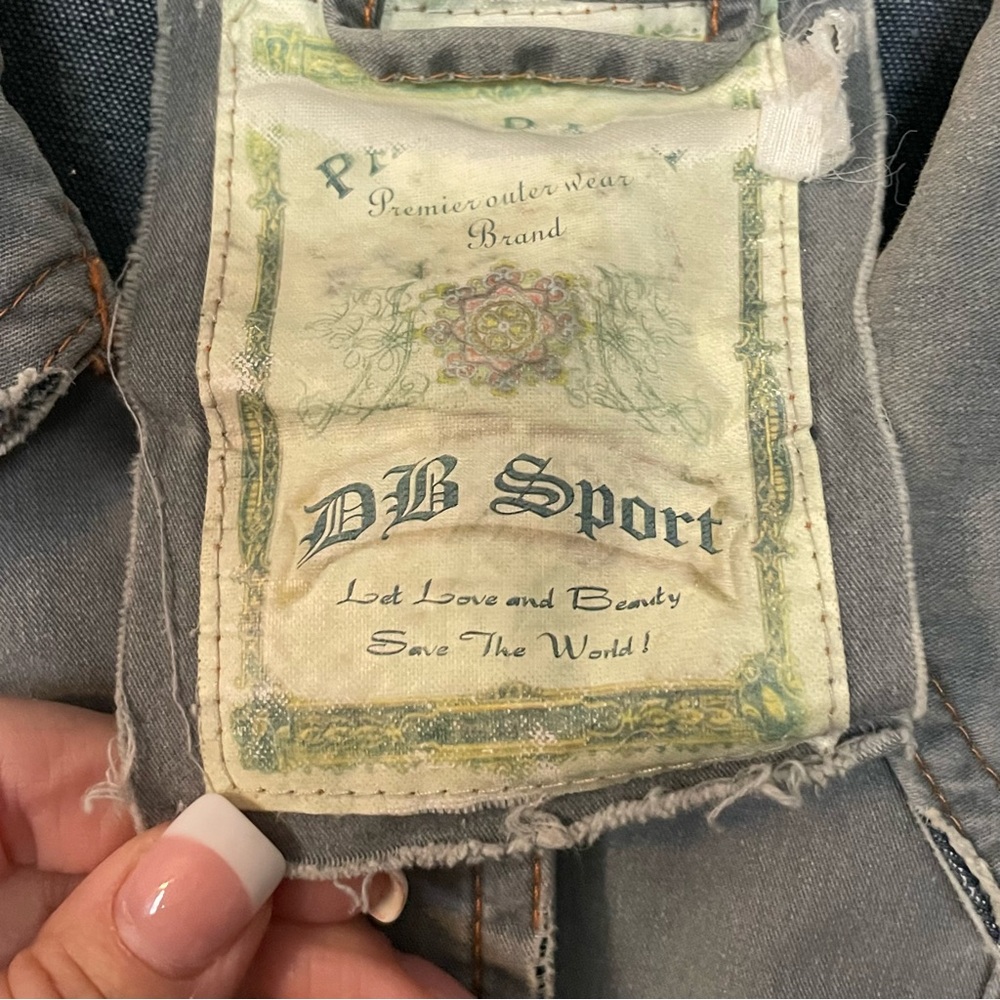 Denim Button-Up Jacket - image 4